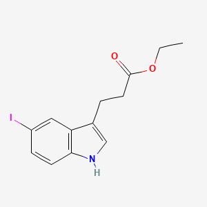 Ethyl 3-(5-Iodo-3-indolyl)propanoate