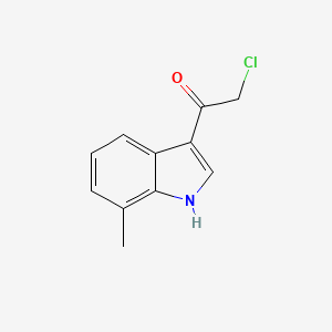 2-chloro-1-(7-methyl-1H-indol-3-yl)ethanone