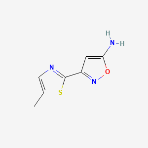 3-(5-Methylthiazol-2-yl)isoxazol-5-amine