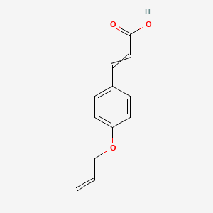 molecular formula C12H12O3 B13715332 (2E)-3-[4-(allyloxy)phenyl]acrylic acid 