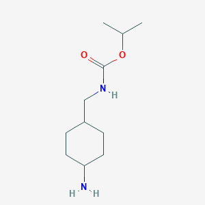 molecular formula C11H22N2O2 B13715334 Isopropyl [(trans-4-Aminocyclohexyl)methyl]carbamate 