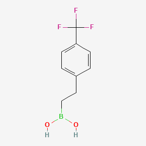 2-(4-Trifluoromethylphenyl)ethyl boronic acid