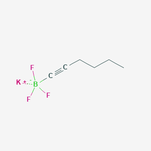 molecular formula C6H9BF3K B1371538 Potassium 1-hexynyltrifluoroborate CAS No. 244301-59-5