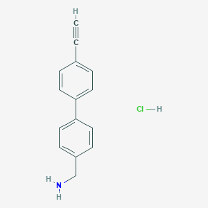 (4'-Ethynyl-[1,1'-biphenyl]-4-yl)methanamine hydrochloride