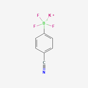 molecular formula C7H4BF3KN B1371544 (4-氰基苯基)三氟硼酸钾 CAS No. 850623-36-8