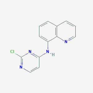 N-(2-Chloro-4-pyrimidinyl)quinolin-8-amine