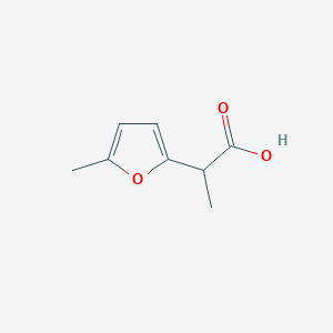 molecular formula C8H10O3 B1371547 2-(5-Methylfuran-2-yl)propanoic acid 