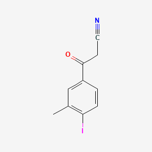 3-(4-Iodo-3-methylphenyl)-3-oxopropanenitrile