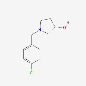 molecular formula C11H14ClNO B1371551 1-(4-Chlorobenzyl)pyrrolidin-3-ol CAS No. 415946-61-1