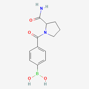 4-(2-Carbamoylpyrrolidine-1-carbonyl)phenylboronic Acid