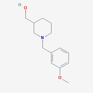 molecular formula C14H21NO2 B1371553 {1-[(3-Methoxyphenyl)methyl]piperidin-3-yl}methanol 
