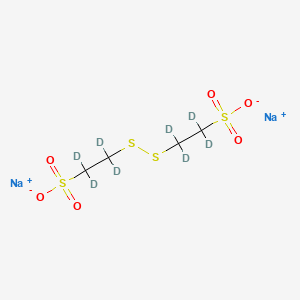 molecular formula C4H8Na2O6S4 B13715549 Dimesna-d8 