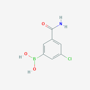 (3-Carbamoyl-5-chlorophenyl)boronic acid