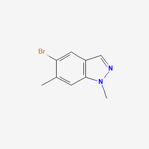 molecular formula C9H9BrN2 B1371561 5-Bromo-1,6-dimethyl-1H-indazole CAS No. 1159511-81-5