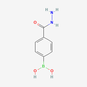 molecular formula C7H9BN2O3 B1371562 (4-(Hydrazinecarbonyl)phenyl)boronic acid CAS No. 850567-95-2