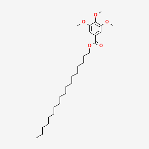 molecular formula C28H48O5 B13715625 3,4,5-Trihydroxybenzoic acid stearyl ester (THS) 