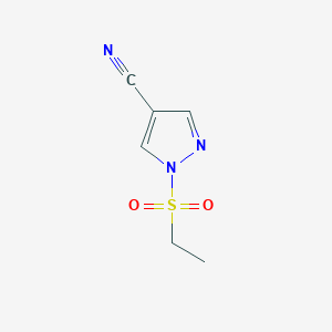 1-(Ethylsulfonyl)-1H-pyrazole-4-carbonitrile