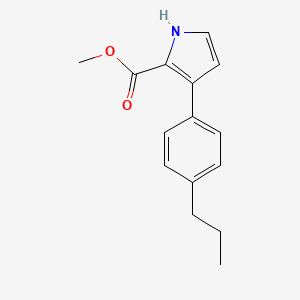 Methyl 3-(4-Propylphenyl)-1H-pyrrole-2-carboxylate