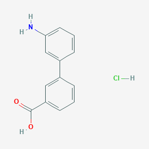 3'-Amino-[1,1'-biphenyl]-3-carboxylic acid hydrochloride