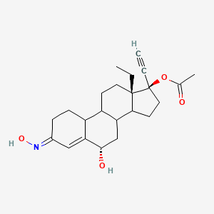 molecular formula C23H31NO4 B13715709 6alpha-Hydroxy Norgestimate 