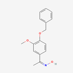 (Z)-N-{1-[4-(benzyloxy)-3-methoxyphenyl]ethylidene}hydroxylamine