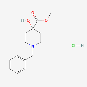 Methyl 1-Benzyl-4-hydroxypiperidine-4-carboxylate Hydrochloride