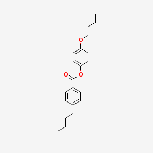 molecular formula C22H28O3 B1371573 4-Butoxyphenyl 4-Pentylbenzoate CAS No. 51128-24-6