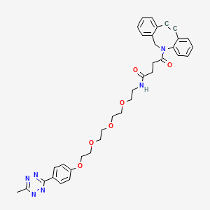 molecular formula C36H38N6O6 B13715730 Methyltetrazine-PEG4-DBCO 