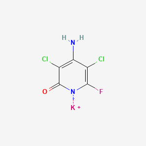 B1371575 4-Amino-3,5-dichloro-6-fluoro-2-pyridone, monopotassium salt CAS No. 94133-73-0