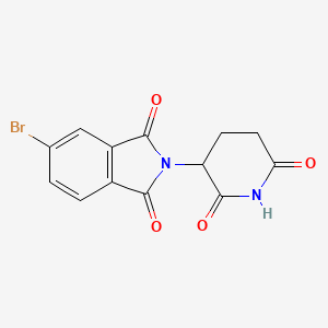 B1371576 5-Bromo-2-(2,6-dioxopiperidin-3-yl)isoindoline-1,3-dione CAS No. 26166-92-7