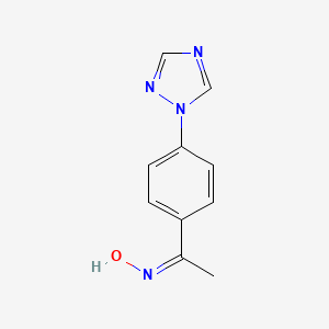 1-[4-(1H-1,2,4-triazol-1-yl)phenyl]ethanone oxime