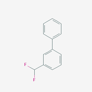 molecular formula C13H10F2 B13715796 3-(Difluoromethyl)biphenyl 