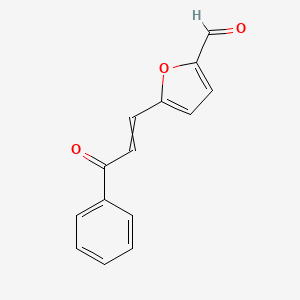 5-[3-Oxo-3-phenylprop-1-enyl]-2-furaldehyde