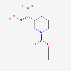 B1371582 1-tert-Butyloxycarbonyl-3-(N-Hydroxycarbamimidoyl)piperidine CAS No. 479080-28-9