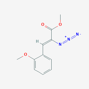 molecular formula C11H11N3O3 B13715835 methyl (2Z)-2-azido-3-(2-methoxyphenyl)acrylate 