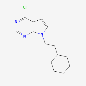 4-Chloro-7-(2-cyclohexylethyl)-7H-pyrrolo[2,3-d]pyrimidine