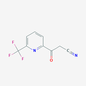 3-Oxo-3-[6-(trifluoromethyl)-2-pyridyl]propanenitrile