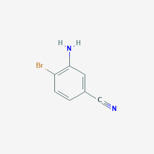molecular formula C7H5BrN2 B1371591 3-氨基-4-溴苯甲腈 CAS No. 72635-78-0