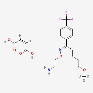 molecular formula C19H25F3N2O6 B13715915 (E)-Fluvoxamine-d3 Maleate 