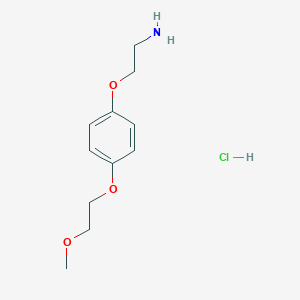 2-(4-(2-Methoxyethoxy)phenoxy)ethanamine hydrochloride