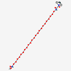 molecular formula C72H121N3O27 B13715956 DBCO-PEG23-NH-Boc 