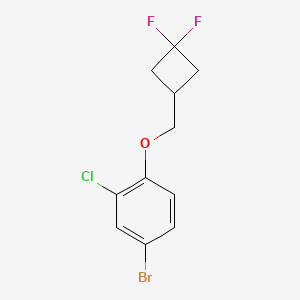 4-Bromo-2-chloro-1-((3,3-difluorocyclobutyl)methoxy)benzene