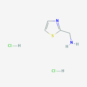 molecular formula C4H8Cl2N2S B1371600 2-(氨基甲基)噻唑二盐酸盐 CAS No. 53332-78-8