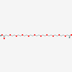 molecular formula C23H44O13 B13716011 Ald-CH2-PEG10-acid 