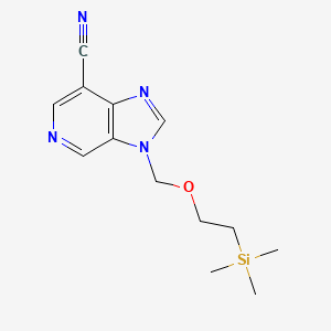 3-((2-(Trimethylsilyl)ethoxy)methyl)-3H-imidazo[4,5-c]pyridine-7-carbonitrile