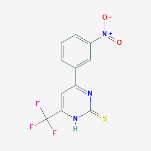 2-Mercapto-6-(3-nitrophenyl)-4-(trifluoromethyl)pyrimidine