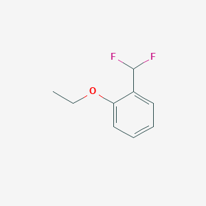 molecular formula C9H10F2O B13716067 2-(Difluoromethyl)phenetole 