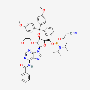 molecular formula C50H58N7O9P B13716073 Rev 2'-O-MOE-A(Bz)-5'-amidite 