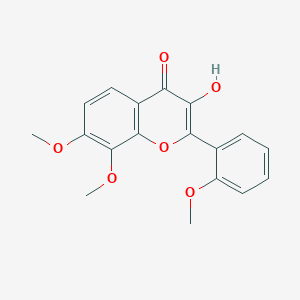 molecular formula C18H16O6 B13716078 3-Hydroxy-7,8,2'-trimethoxyflavone 