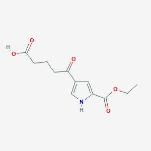 5-[5-(Ethoxycarbonyl)-1H-3-pyrrolyl]-5-oxopentanoic Acid